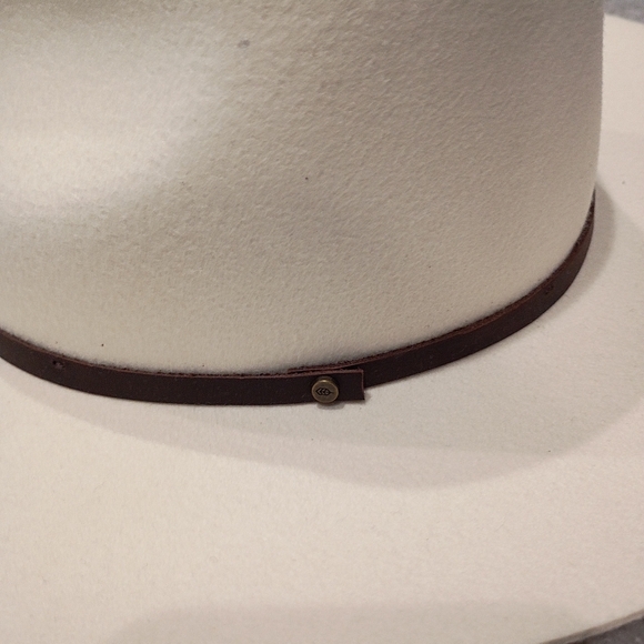 Will + Bear Size S Cooper Hat Bone White Color Fedora Hat NWT Wool - Picture 4 of 5